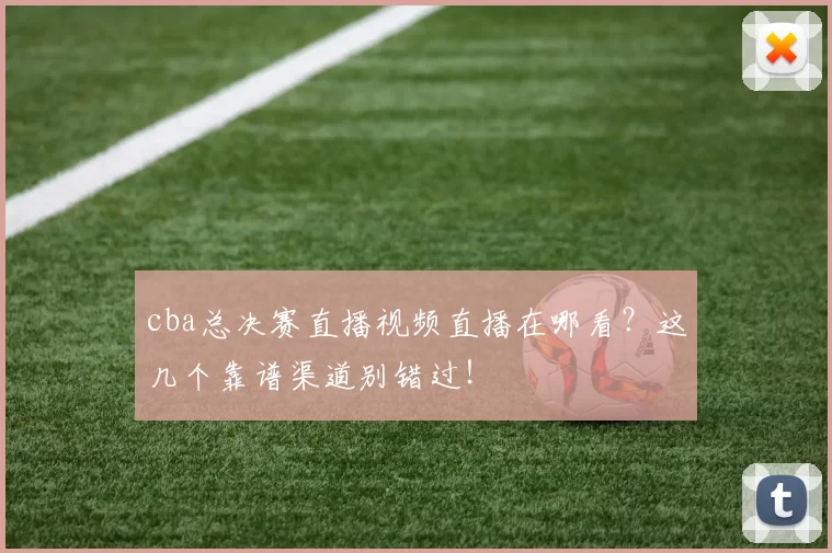 cba总决赛直播视频直播在哪看？这几个靠谱渠道别错过！